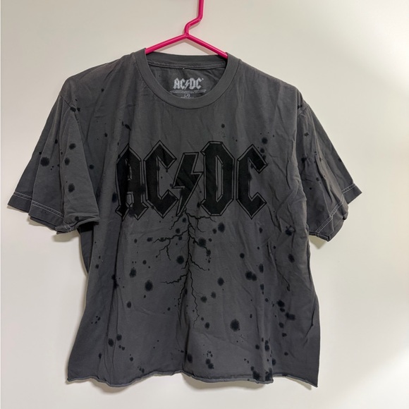 AC/DC Tops - AC/DC cropped tee